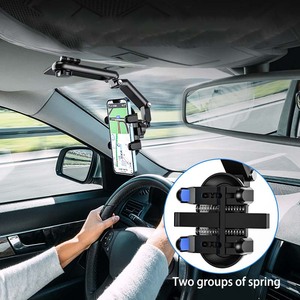 Gốc Đa Chức Năng 360 Xoay Có Thể Thu Vào Xe Điện Thoại Di Động Đứng Khung Giá Cho Xe Visor Gương Điện Thoại Núi Chủ - Product Image 4