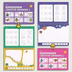 Customizable Language Reusable Magic Painting Book, Early Childhood Enlightenment Drawing Book Sets for Learning - Product Image 5