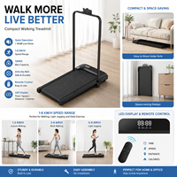 Tapis de course pliable OEM ODM en gros, vitesse 1-8 km/h, tapis de course électrique sous bureau pour la maison, le bureau et le fitness