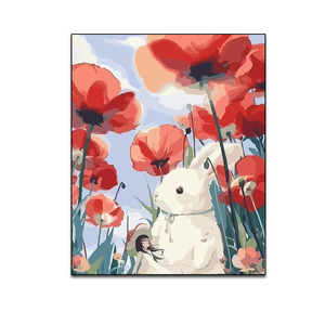 Animación infantil paisaje dibujos animados color pintura DIY pintura al óleo digital color complementario pintor Acrílico - Product Image 6