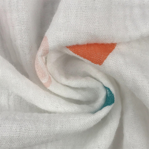 Custom Printed 100% Cotton <strong>Double</strong> Gauze Muslin Fabric Hot Stamp <strong>Teddy</strong> <strong>Bear</strong> Design Woven Bubble Fabric Upholstery 120gsm" - Product Image 2