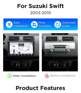 Junsun Qualcomm chip <span class=keywords><strong>Android</strong></span> đài phát thanh xe cho <span class=keywords><strong>Suzuki</strong></span> <span class=keywords><strong>Swift</strong></span> 2003 2010 Apple Carplay Stereo 360 máy ảnh 1.8 GHz - Product Image 2