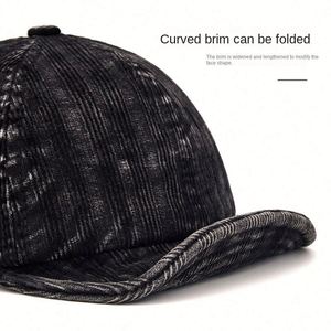 Gorra de Béisbol de Estilo Japonés Vintage con Visera Suave, de Pana Lavada, para Hombre y Mujer, a la Moda, para Exteriores, para Otoño - Product Image 3