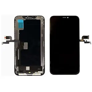 OEM Asli Layar Ponsel untuk iPhone X Digitizer untuk Apple iPhone X layar LCD untuk iPhone X Penggantian Digunakan