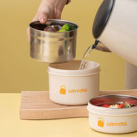 Boîte à lunch en acier inoxydable de 1920 ml avec sac, fabriquée en Chine
