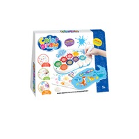 Ensemble de dessin interactif éducatif pour enfants, 8 couleurs, pinceau magique pour garçon, plastique ABS, construction durable