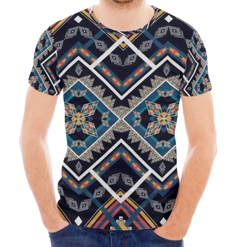 Papoea Nieuwe Guinea Tribale Stijl T-Shirt Hoge Kwaliteit Polynesische Designer Kleding Mannen Custom Bedrukt T-Shirt