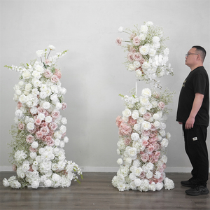 Newest Wedding Decoration Flower background <b>Artificial</b> Silk Flower Decoration Wedding backdrop Decoration - Product Image 1