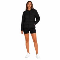 Veste d'hiver légère pour femmes, rembourrage 90% duvet de canard blanc, col rond, fermeture éclair, portable, ODM, vêtements d'extérieur personnalisés pour femmes