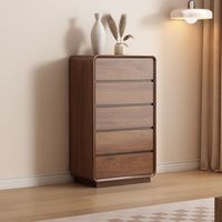 Commode minimaliste en bois massif de frêne à 9 tiroirs, grande capacité, meuble de rangement écologique pour le salon