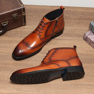 High Quality Wholesale Fashion Business Men Genuine Leather Shoes Office Oxford Casual Autumn Anti-Slip Breathable <b>Dress</b> Shoes - Product Image 2