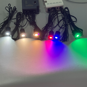 Mini projecteur LED encastré 12V 0,7W par pièce, faisceau 35 degrés, Ra>95, couleurs Rouge, Bleu, Vert, Blanc Chaud, Blanc Naturel, Blanc Pur pour armoire - Product Image 1