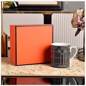 Service <span class=keywords><strong>de</strong></span> vaisselle en céramique <span class=keywords><strong>de</strong></span> luxe Mosaique Au 24 Platinum pour restaurant à thème, assiettes, tasses et soucoupes, vente en gros sur mesure - Product Image 4