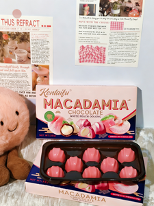 KENLAIFU Cioccolato Halal al Macadamia (Gusto Pesca Bianca e Oolong) - Cioccolato con Noci, Dolciumi e Prodotti Dolciari - Product Image 5