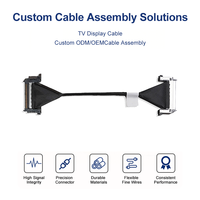 Cable de Pantalla EDP de 51 Pines, Cable Conector FFC FPC de Paso de 0.5 mm, Cable de Alta Velocidad para Pantalla de TV y Portátil, OEM