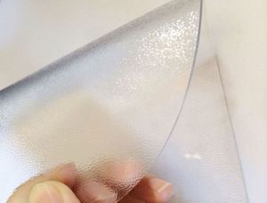 Alfombrilla de Escritorio Antideslizante Moderna para Oficina en Casa, Protector de PVC Transparente Cuadrado, Alfombra Delgada Antimicrobiana Resistente a las Manchas para Pisos de Madera - Product Image 2