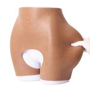 Vrouwen Siliconen Borst En Butt Enhancer Shapewear Nep Vagina Slipje Met Heupbil Vulling Big Ass Ondergoed Legging - Product Image 3