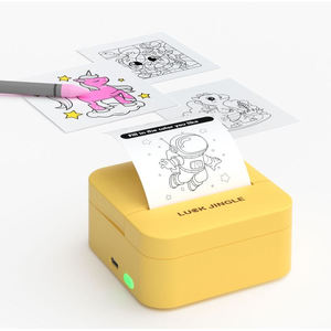 定制徽标袖珍照片打印机无线迷你热敏打印机安卓IOS APP图片复古收据便携式智能打印机 - Product Image 3