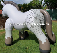 Jouets d'animaux gonflables en forme de cheval, avec pattes gonflables, décoration, jeu pour enfants à vendre