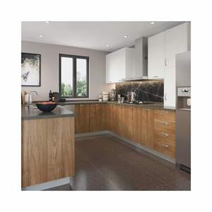 Modern Custom High-quality <b>Wooden</b> Kitchen Cabinets Provide Free Design Customization of Cabinet Furniture - Product Image 2