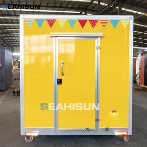 Remolque Barato para Máquina de Hamburguesas, Camión de Comida Móvil con Servicio de Dulces, Resistente a la Corrosión, con Alimentación Integrada - Product Image 3