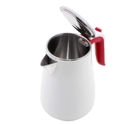 Bouilloire électrique en acier inoxydable et plastique isolé de haute qualité, 1,5 L, 1500 W, arrêt automatique, double protection