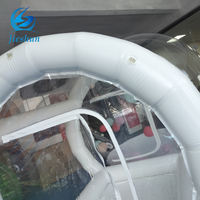 Tente gonflable de jardin de bulle de dôme en cristal gonflable géant Transparent commercial avec la maison gonflable de bulle de ballons extérieurs