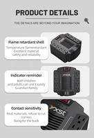 Régulateur de tension à temporisation réglable pour stabilisateur de tension 1200VA/600W avec entrée 110-138VAC et protection contre les surtensions 175J