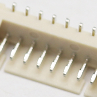 Connecteur de batterie à sertir pour boîtier vertical, pas 1,25 mm, hauteur 4,7 mm, bornes encastrées, simple rangée, droit, connecteur SMT pour carte PCB