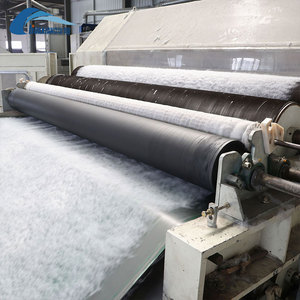Tissu de séparation <span class=keywords><strong>géotextile</strong></span> en filament de polyester haute résistance 300 GSM pour la construction de sous-sols et de talus ferroviaires - Product Image 4