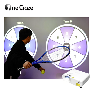 Onecraze AR Pickleball Virtual Playground Multiplayer Interactive <b>Wall</b> Smash Games 20 Plus Games 5300 Lumens Indoor <b>Projector</b> - Product Image 2