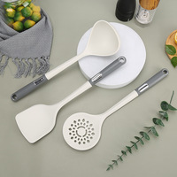 Spatule de cuisine moderne et simple, louche, pince, ustensiles de cuisine en silicone antiadhésif de qualité alimentaire