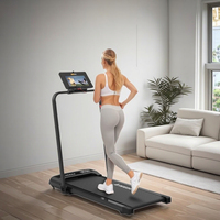 Cinta de correr plegable eléctrica de precio al por mayor de fábrica de China 2.5HP Motor pantalla LED almohadilla portátil para caminar para gimnasio en casa Fitness