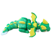 Juguete de Dragón Alado Impreso en 3D de Alta Calidad, Muñeco de Animal Adorable con Articulaciones Móviles, Estatua Decorativa