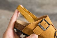 Sandales en liège pour garçons pour le printemps et l'été Chaussures de plage pour filles Chaussures pour enfants à la mode