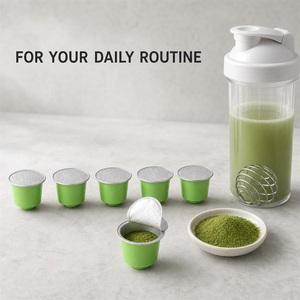 Cápsulas de Matcha Saludables Sin Azúcar Compatibles con Máquinas Nespresso, Cápsulas de Té Verde Orgánico de Dosis Individual, Pedido al por Mayor - Product Image 3