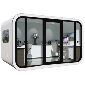 Nuevo Diseño de Casa Prefabricada Tipo Oficina Apple, Cabaña Pequeña, Tienda en Contenedor con <span class=keywords><strong>Bar</strong></span> en Casa y Características Exteriores - Product Image 1