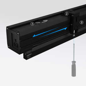 Pantallas de Proyección Motorizadas SCREEN PRO de 84 a 150 Pulgadas, Cristal Gris de Alto Contraste, 3D Ultra HD, ALR, Montaje en Pared/Techo, con Tensión de Lámina - Product Image 2