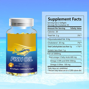 大型OEMオメガ<span class=keywords><strong>3</strong></span>フィッシュオイルソフトゲル毎日深海フィッシュオイルカプセルジョイントハート健康大人サポート - Product Image 3