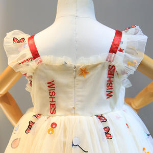 Nouveaux produits : Robes tutu d'été pour filles, style musulman, personnages de dessins animés, pour anniversaires, vente en gros depuis la Chine - Product Image 3