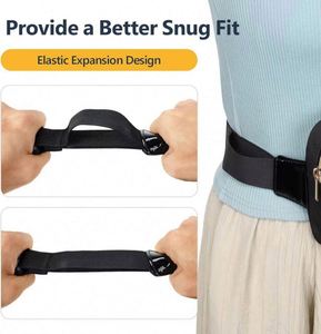 Sac banane unisexe en PVC transparent matelassé en cuir imperméable, idéal pour le sport, les voyages et le quotidien, collection 2025 – Vente en gros - Product Image 3