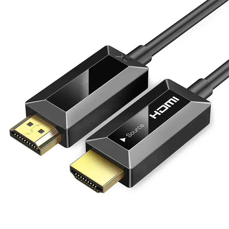 Neuheiten 10M-100M Glasfaser-HDMI-zu-HDMI-Kabel 4K 8K 48 Gbit/s V2.1 Stecker-zu-Stecker-Kabel HDMI für Laptop-Desktop zum Projektor