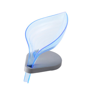 No-drill leaf soap <b>dish</b>, creative bathroom suction cup soap <b>dish</b>, drainable soap <b>dish</b> <b>rack</b>, leaf laundry soap <b>dish</b> - Product Image 5