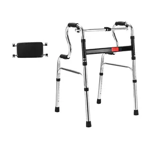 Déambulateur de mobilité orthopédique pliant cadre en aluminium aide à la marche médicale pour adulte handicapé