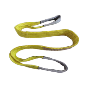 二重ウェビングスリングラウンドスリング1トン12トンリフティングスリング100% ポリエステルCE GS認定5:1-7:1安全ファクター1年保証 - Product Image 1