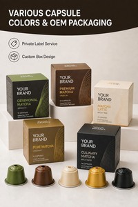 แคปซูลชาเขียวมัทฉะสำหรับเครื่อง Dolce Gusto ขายส่งจำนวนมาก บรรจุภัณฑ์แบบกล่องสั่งทำได้ รับผลิตแบบ OEM แบรนด์ส่วนตัว ขายตรงจากโรงงาน ราคาพิเศษ - Product Image 6