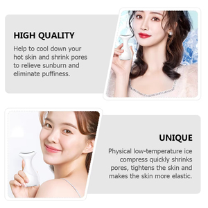 Rouleau de massage à froid pour le visage, les yeux et le cou, masseur facial Gua Sha, soulage l'œdème, élimine les points noirs, appareil de beauté - Product Image 3