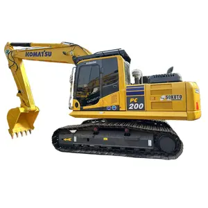 Escavadeiras usadas Komatsu PC200-8N1 Original baixo preço máquinas escavadeira hidráulica sobre esteiras em condições japonesas venda quente