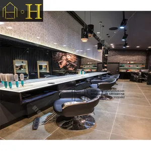 Salon de coiffure Design d'intérieur Salon de coiffure décoration pour meubles personnalisés