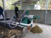 Séparateur liquide-solide à vis pour déchets animaux / Déshydrateur de fumier pour usage agricole